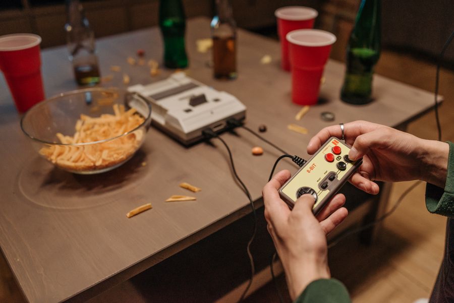 Controlador clásico de videojuegos remasterizados