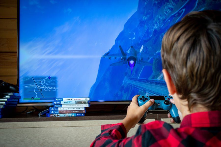 Videojuego de acción y aventura en PS4