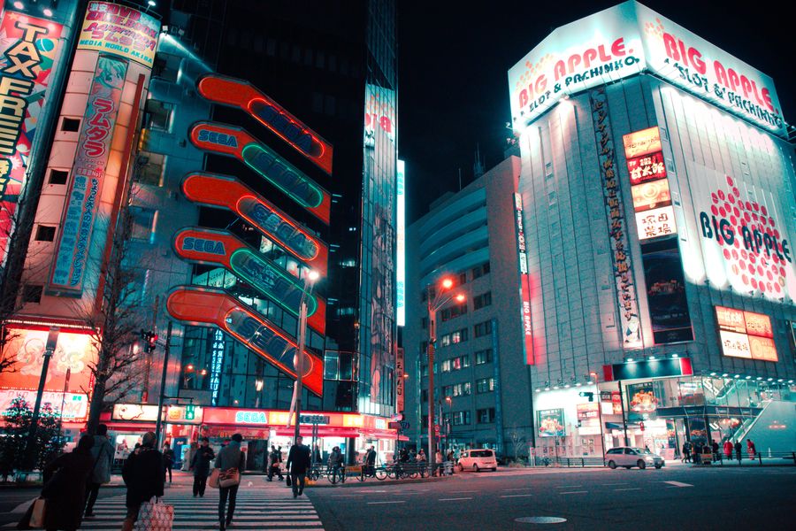 calles akihabara tiendas accesorios sega 1 Calles de Akihabara con tiendas de accesorios Sega