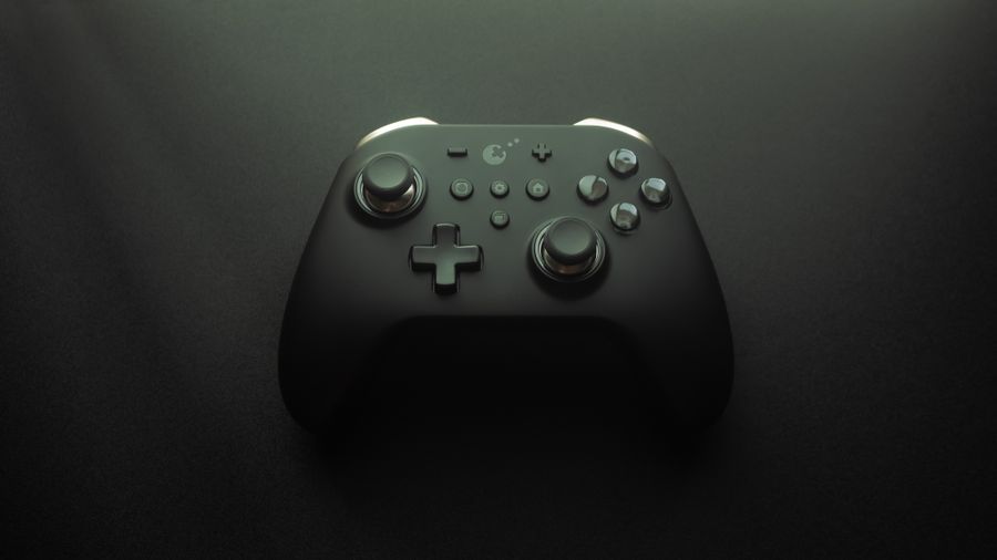 Control inalámbrico moderno para videojuegos
